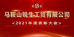 马鞍山锐生工贸有限公司2021工作年度总结表彰大会圆满召开！