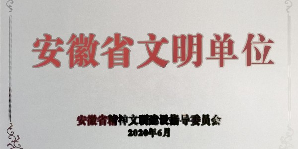 给力！这家企业获得“安徽省文明单位”